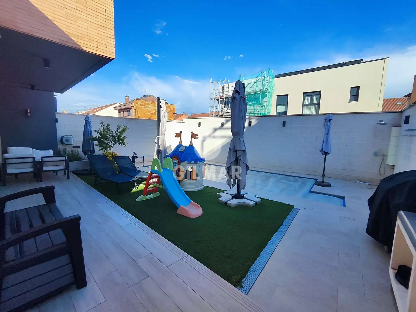 Terraza de Casa o chalet en venta en Parla con Calefacción, Jardín privado y Piscina