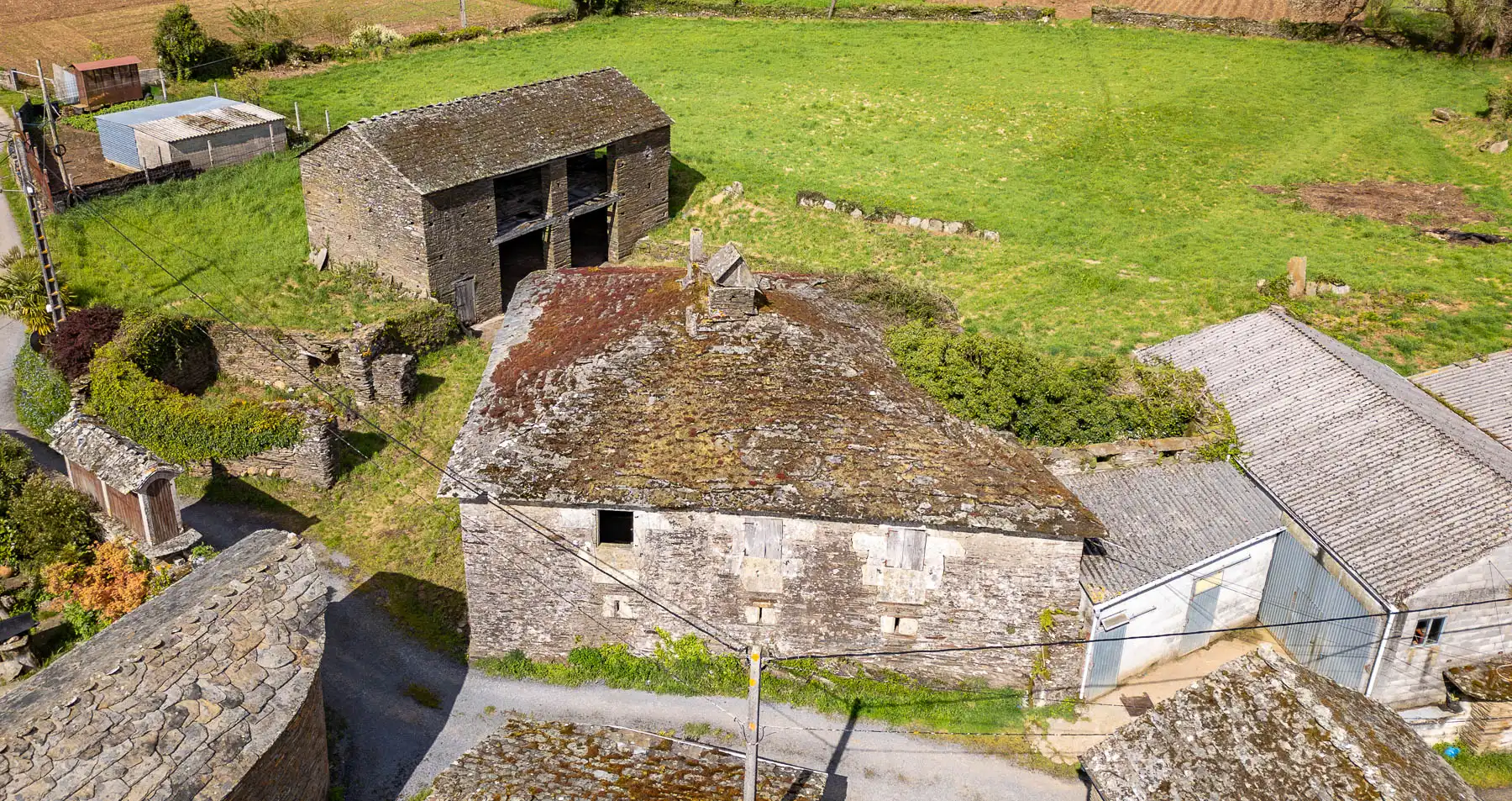 Vista exterior de Finca rústica en venda en Lugo