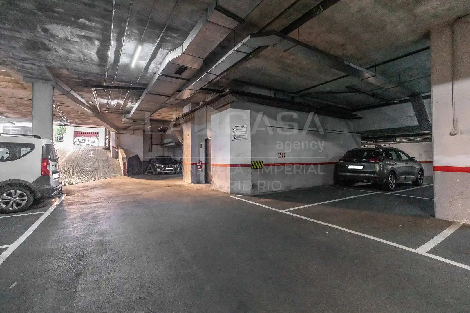 Parking of Flat for sale in Madrid  with Heating, Terrace and Balcony