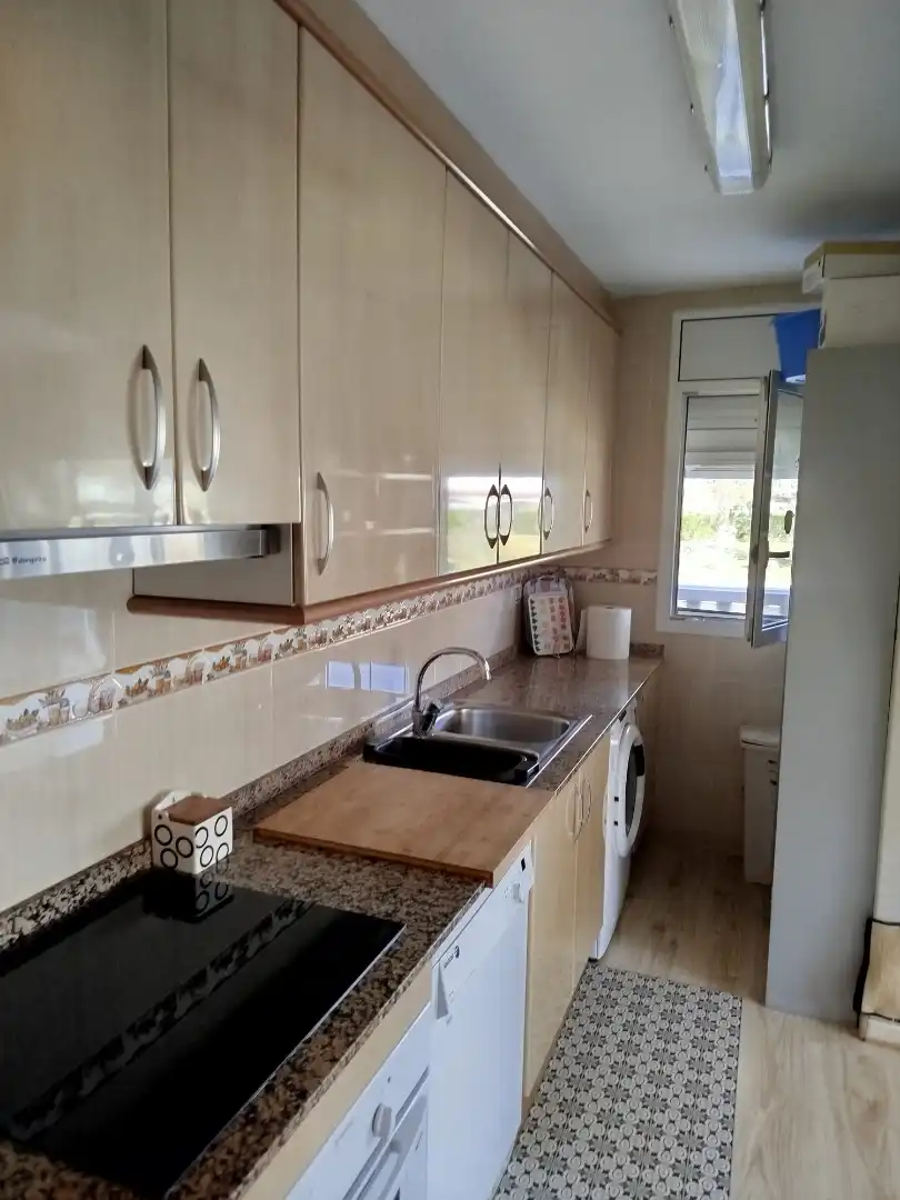 Cuina de Apartament en venda en Mont-roig del Camp amb Aire condicionat, Parquet i Terrassa