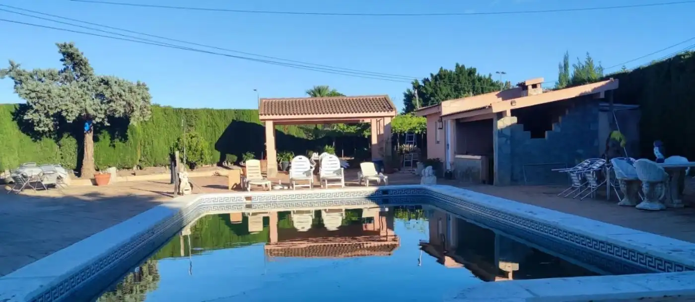 Piscina de Casa o chalet en venta en Elche / Elx con Jardín privado, Terraza y Trastero