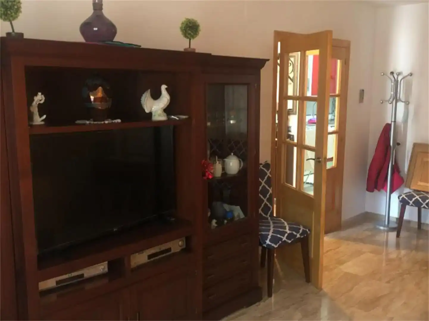 Sala d'estar de Casa adosada en venda en Herrera amb Aire condicionat, Traster i Moblat
