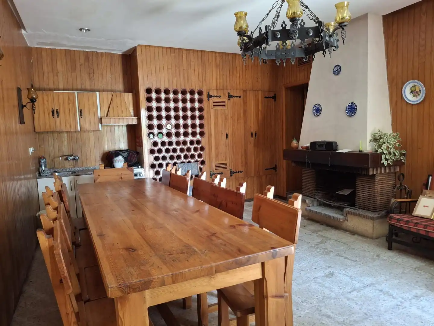 Dining room of Houses for sale in Ourense Capital   with Air Conditioner, Heating and Private garden