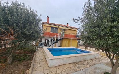 Exterior view of House or chalet for sale in Rubí  with Heating, Storage room and Swimming Pool