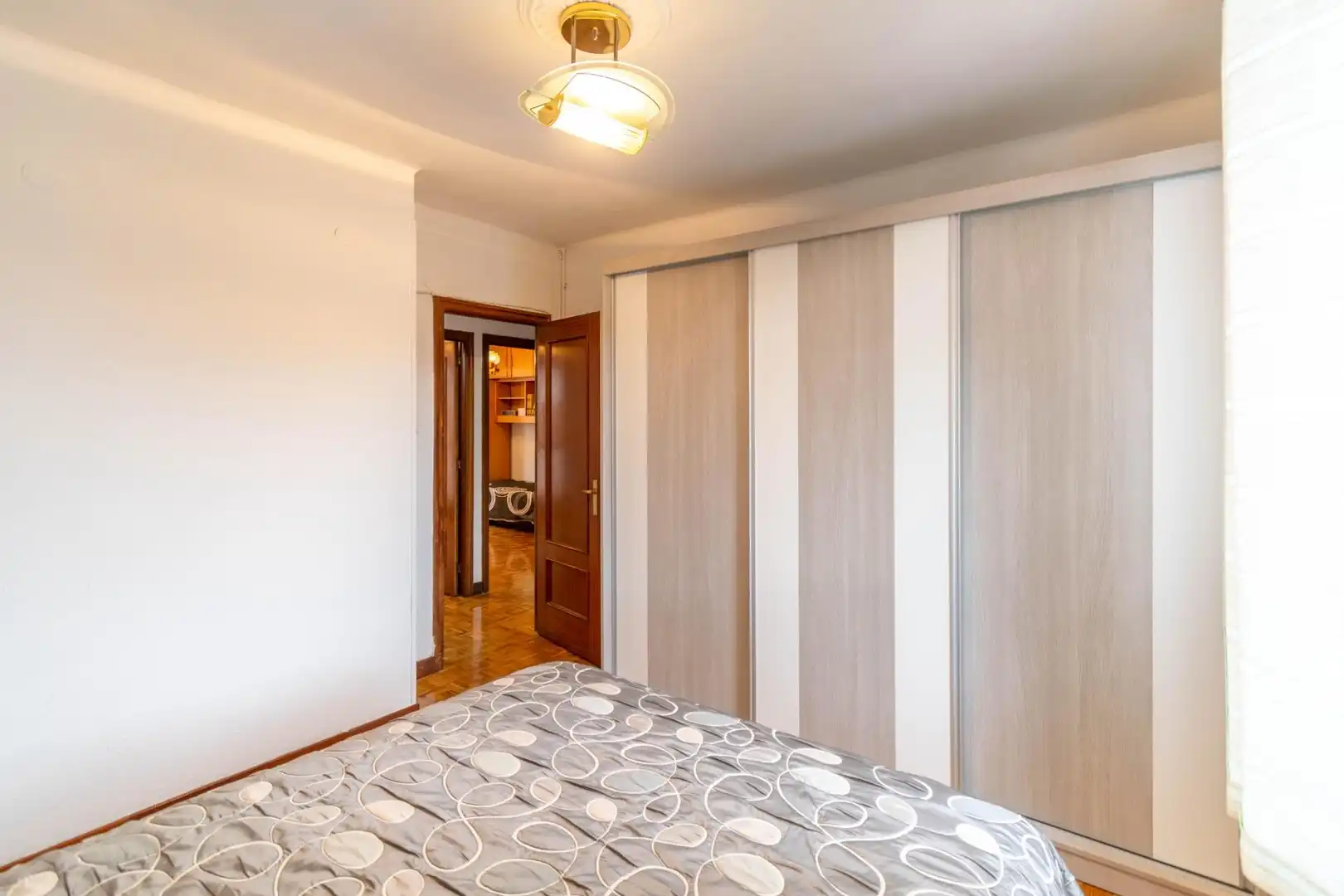 Bedroom of Flat for sale in  Pamplona / Iruña  with Heating, Storage room and Balcony