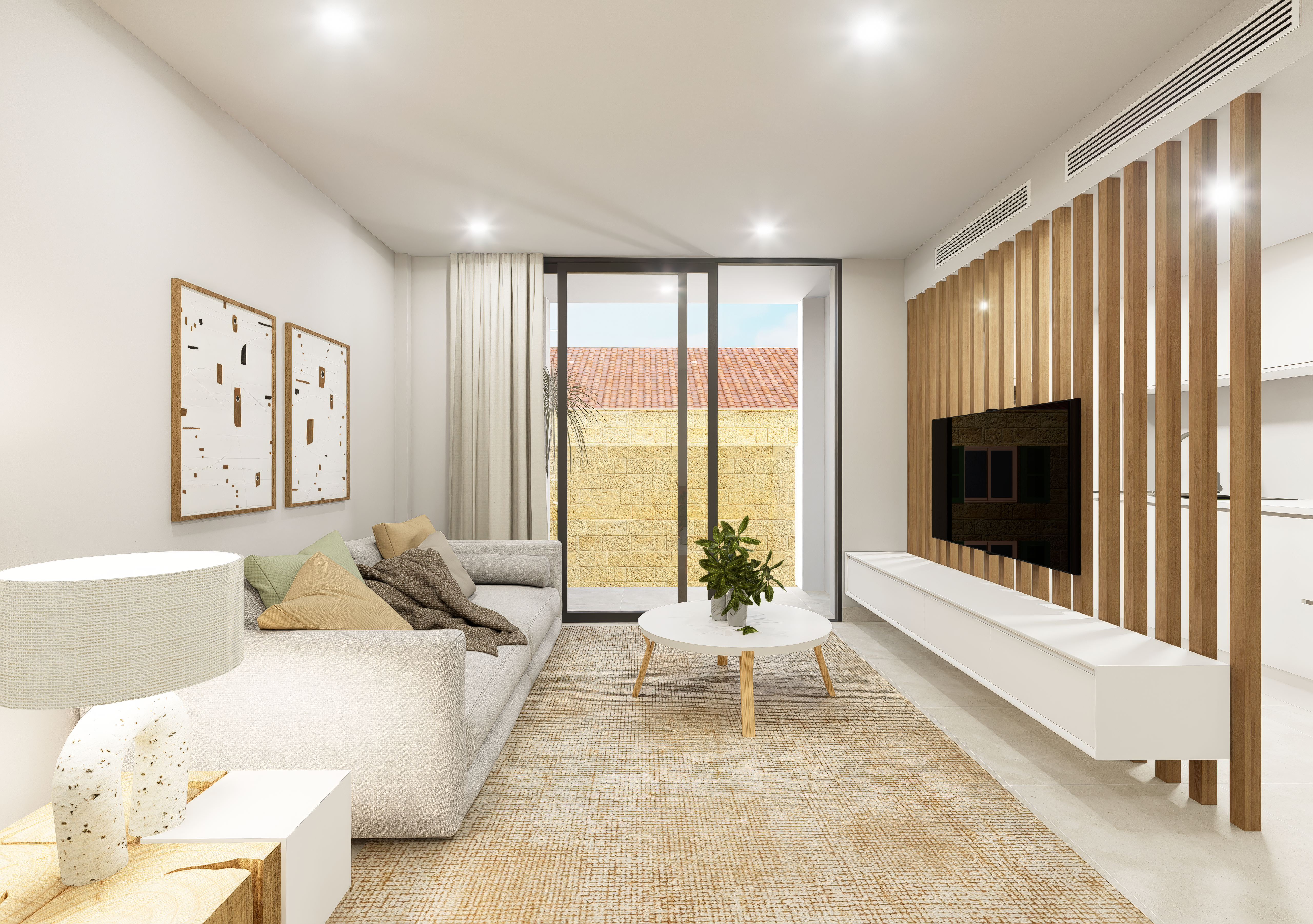 Living room of Flat for sale in Inca  with Air Conditioner, Heating and Terrace