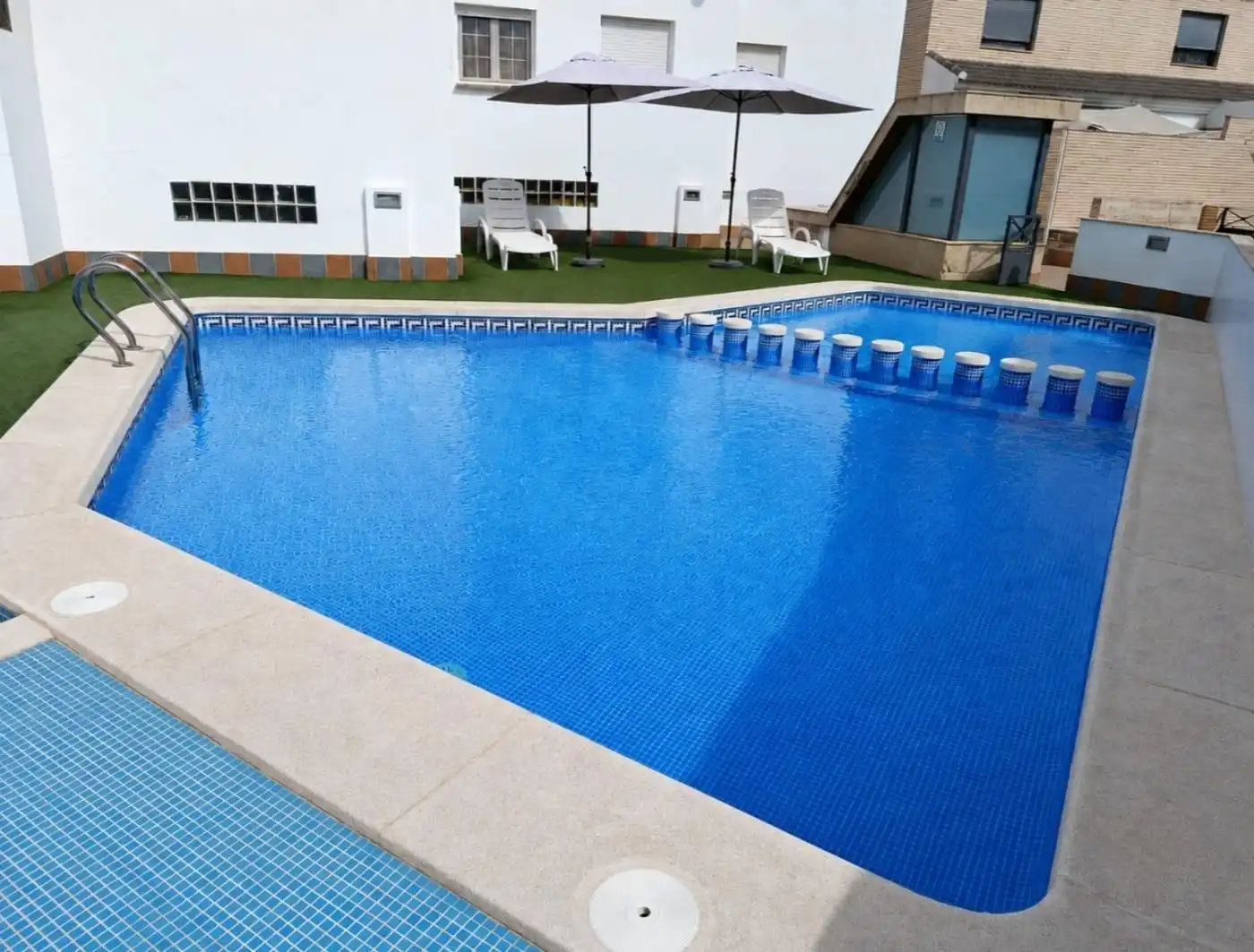 Piscina de Casa adosada en venta en San Javier con Aire acondicionado, Jardín privado y Terraza