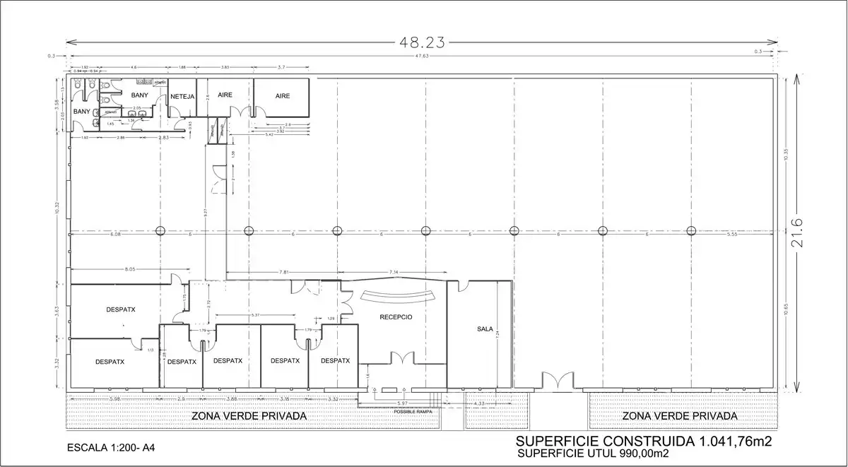 Nave industrial en venta en Montbau