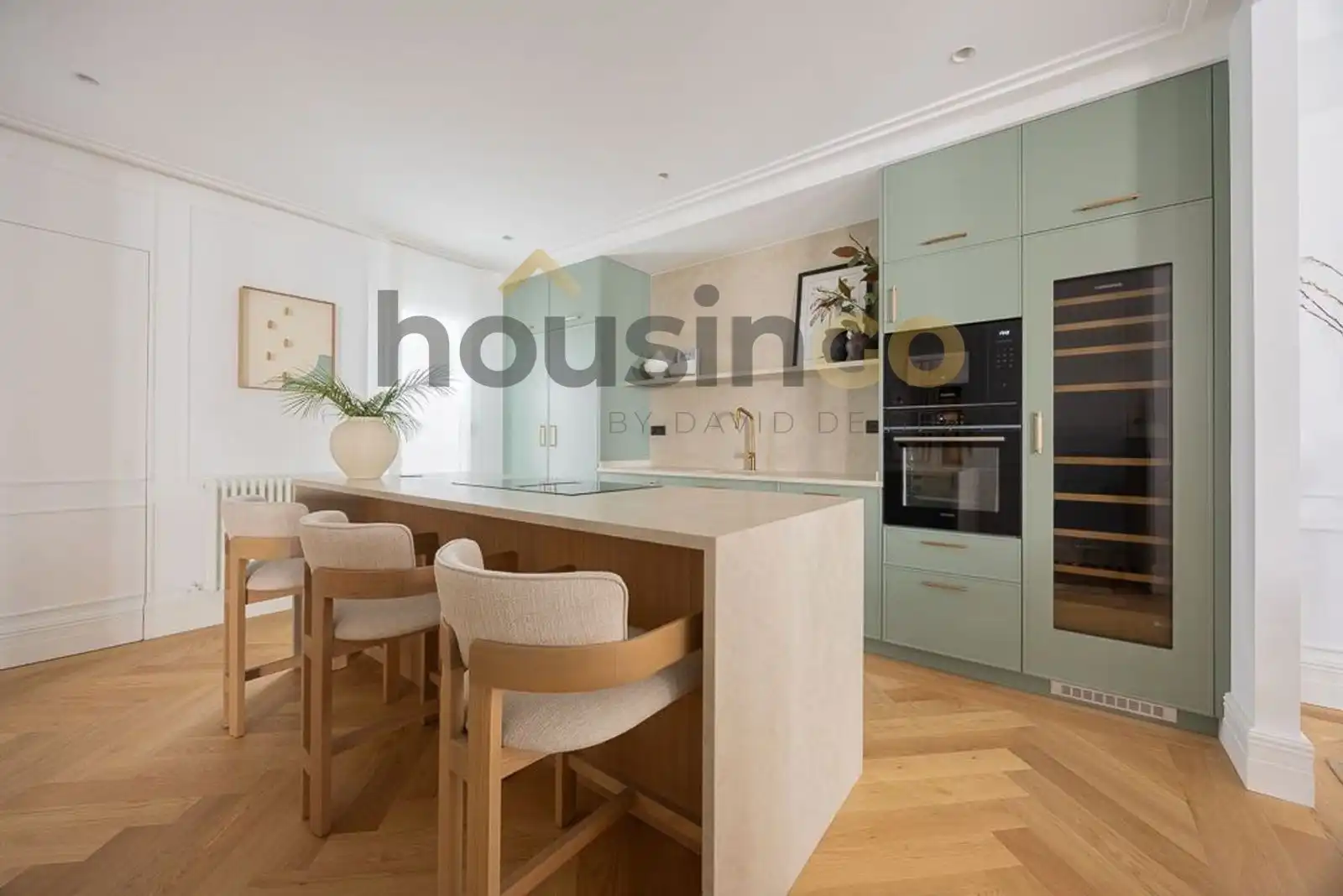 Kitchen of Flat for sale in Madrid  with Air Conditioner, Heating and Parquet flooring