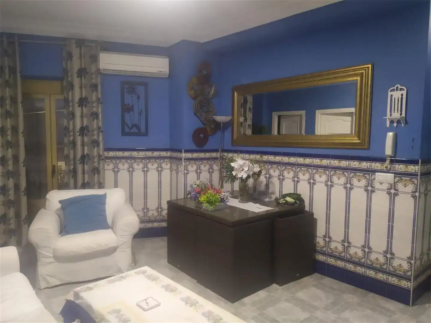 Sala de estar de Piso en venta en Belalcázar con Aire acondicionado, Amueblado y Balcón
