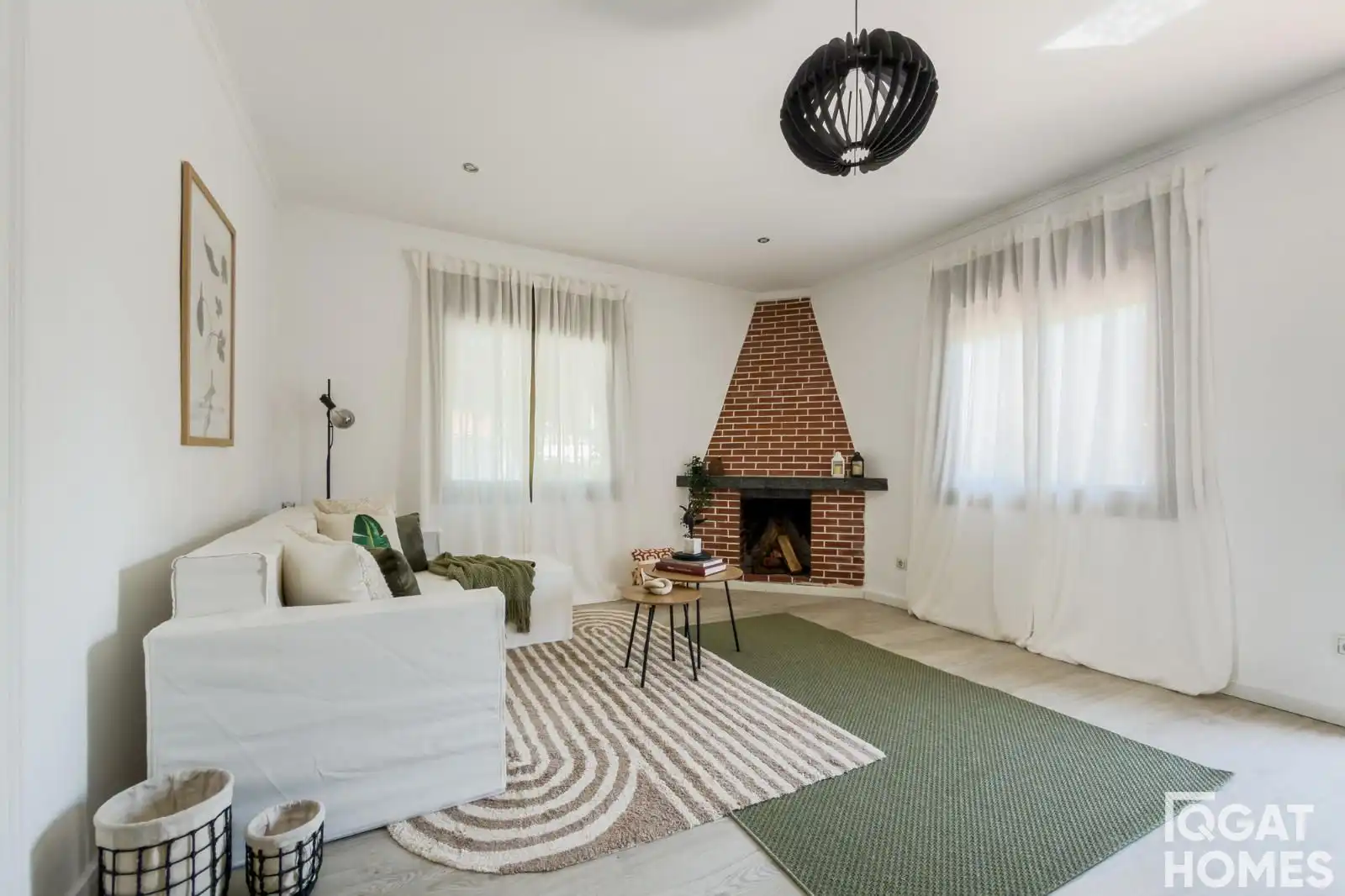 Wohnzimmer von Haus oder Chalet zum Verkauf in Sant Cugat del Vallès mit Klimaanlage, Heizung und Terrasse