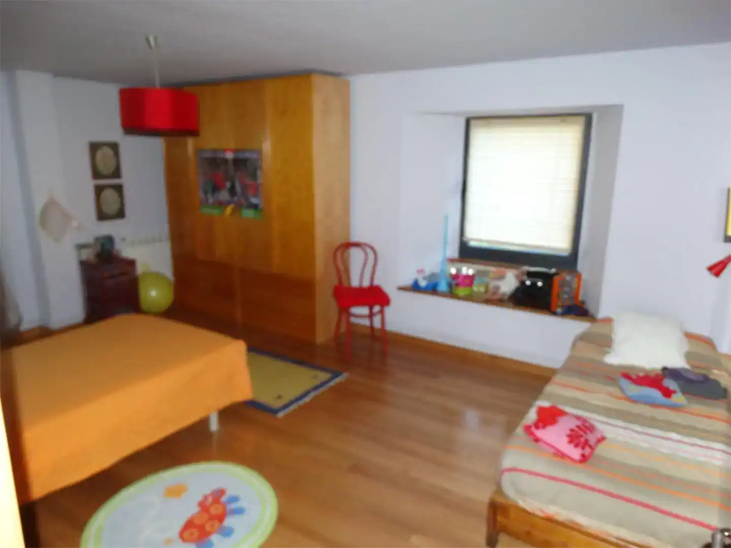 Bedroom of Houses for rent in Trabada  with Private garden, Parquet flooring and Storage room