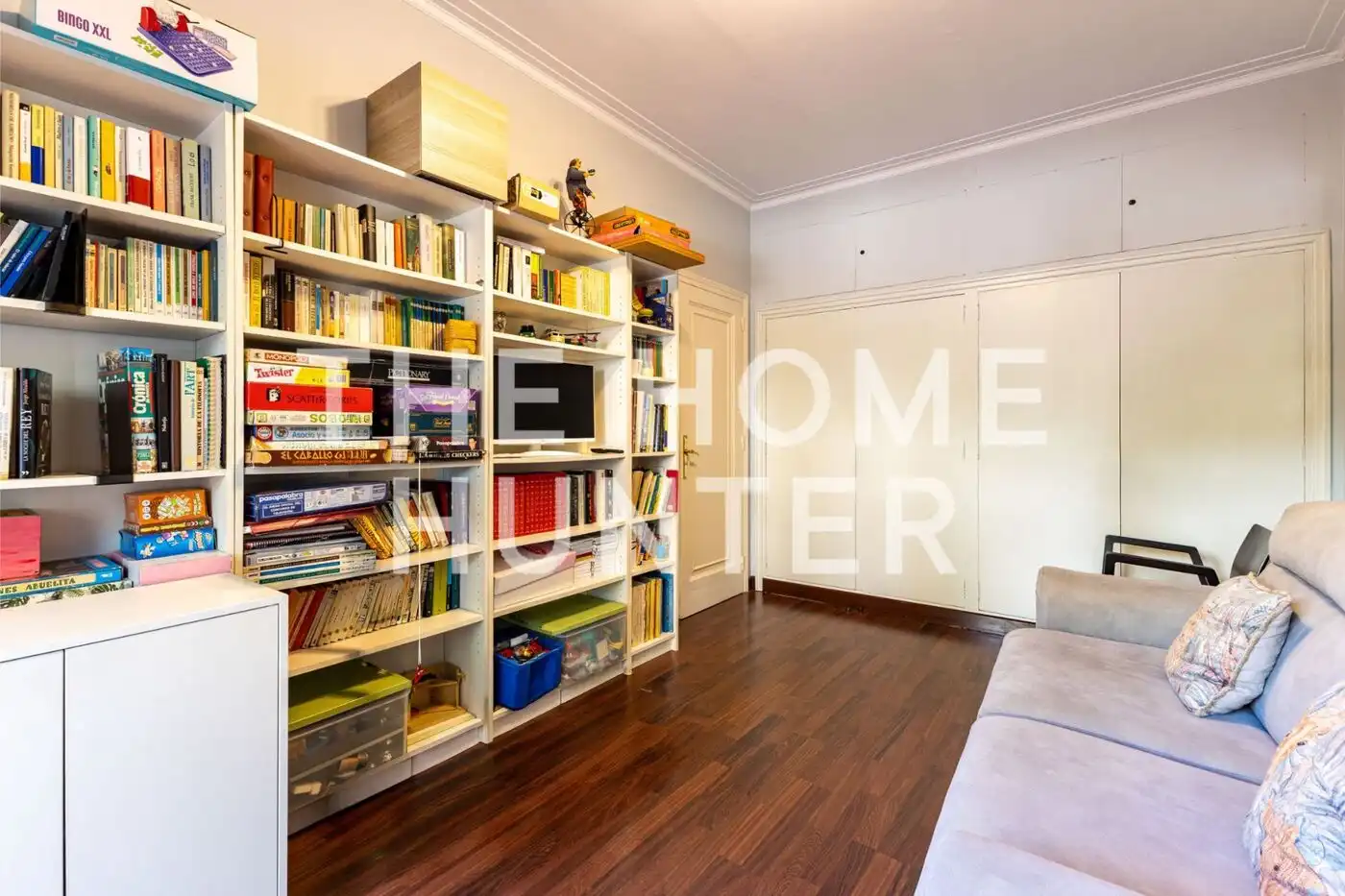 Sala de estar de Piso en venta en Barcelona con Calefacción, Jardín privado y Terraza