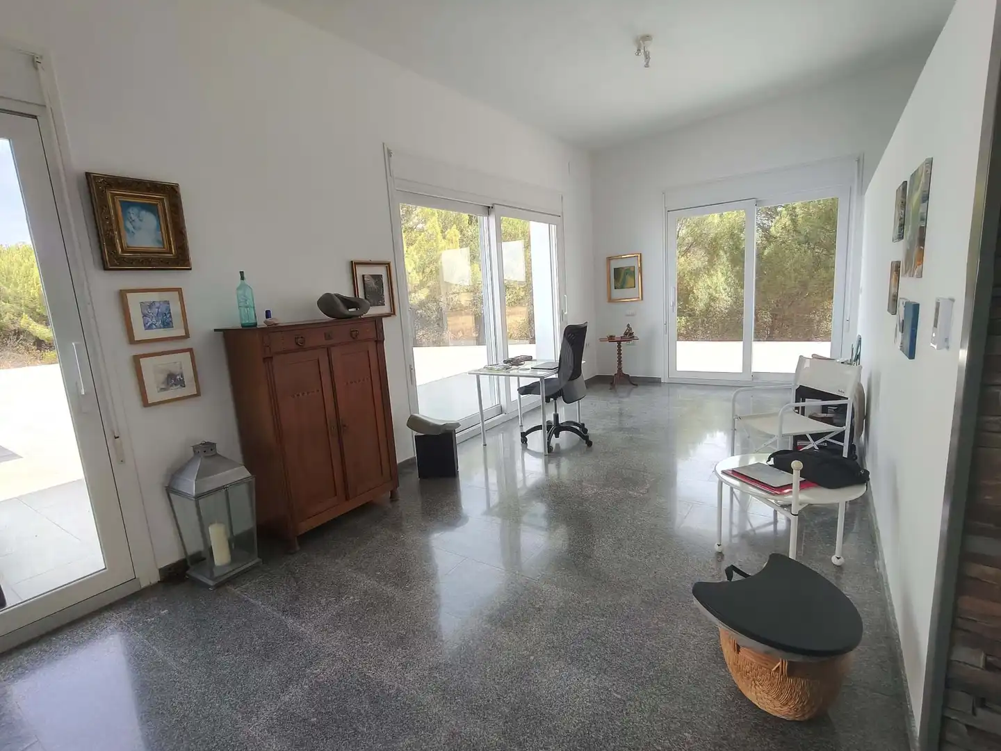 Sala de estar de Casa o chalet en venta en Alburquerque con Calefacción y Piscina