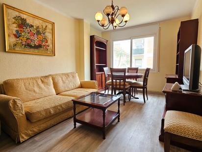 Living room of Flat for sale in  Tarragona Capital  with Heating, Parquet flooring and Storage room
