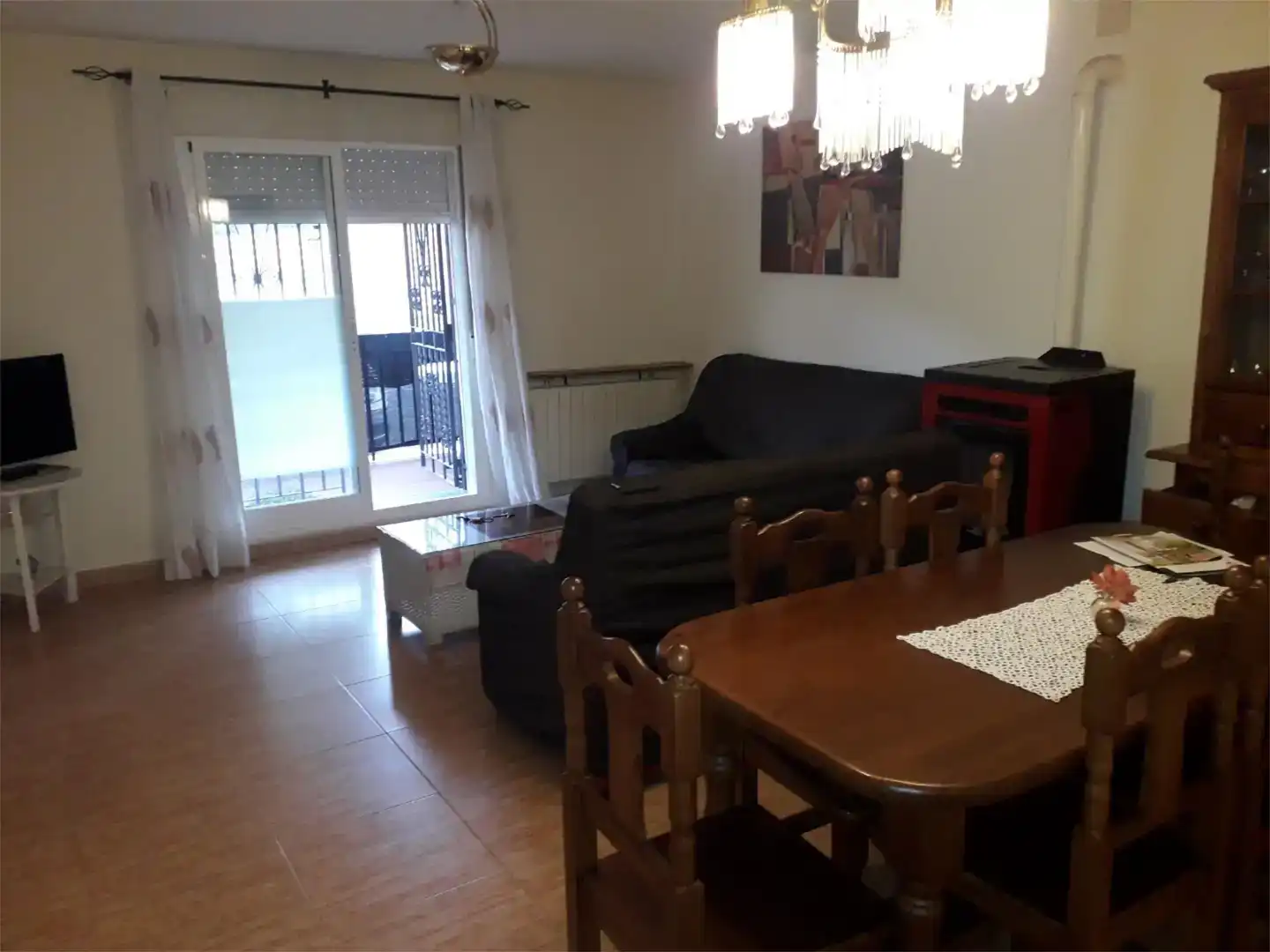 Wohnzimmer von Wohnung zur Miete in Navaluenga mit Möbliert, Ofen und Waschmaschine
