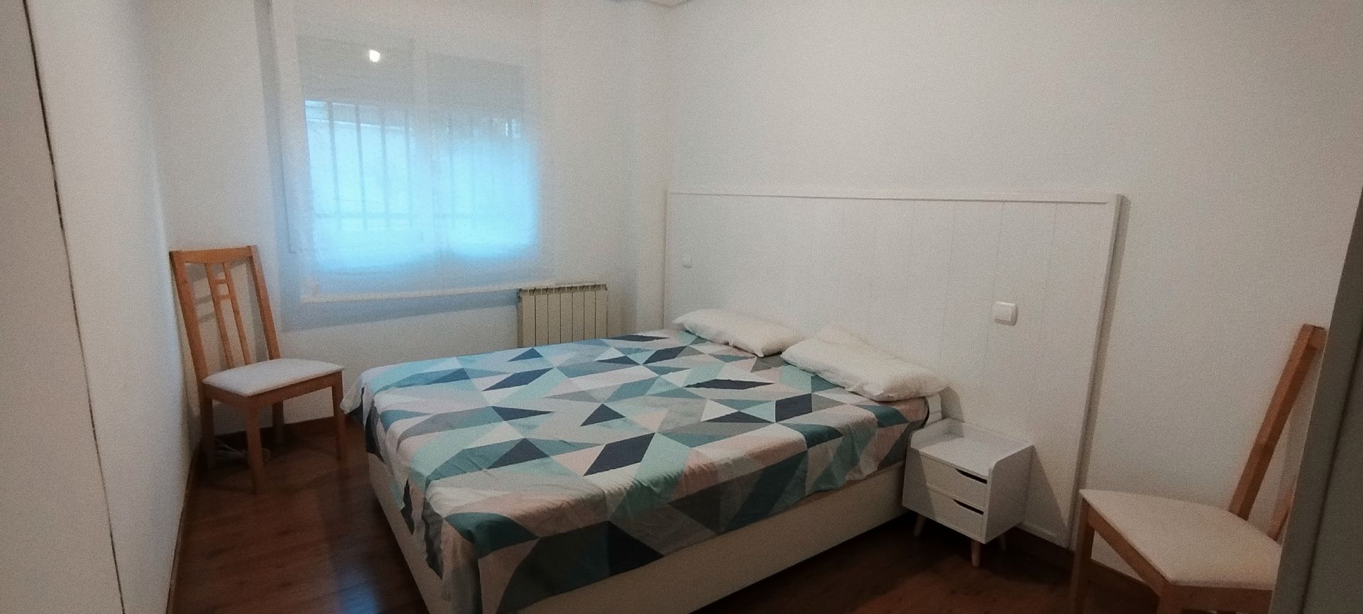 Bedroom of Flat to rent in  Madrid Capital  with Air Conditioner, Heating and Parquet flooring