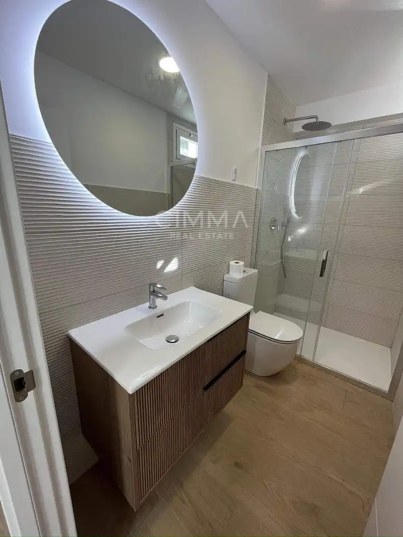 Baño de Casa adosada de alquiler en L'Alfàs del Pi con Aire acondicionado, Terraza y Piscina