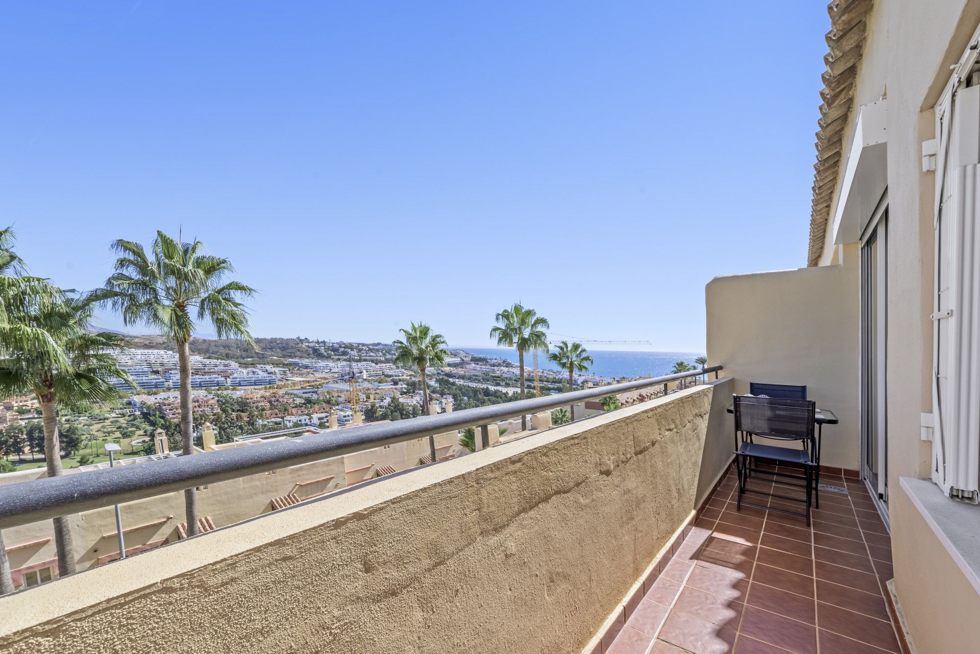 Terrace of Single-family semi-detached for sale in Mijas  with Air Conditioner, Terrace and Swimming Pool
