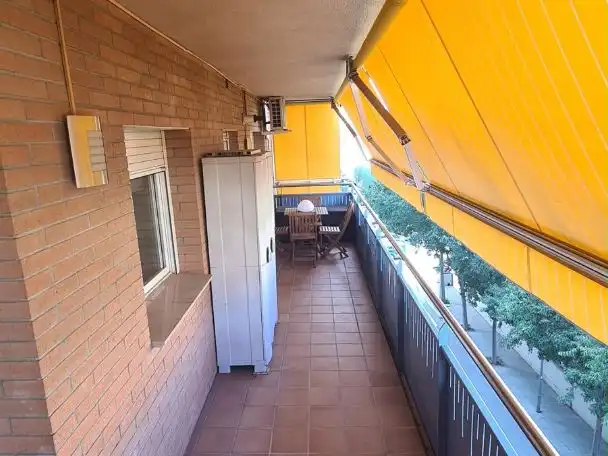 Balcony of Flat for rent in Molins de Rei  with Heating, Parquet flooring and Terrace
