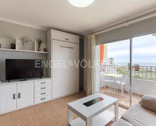 Sala d'estar de Apartament de lloguer en La Pobla de Farnals amb Aire condicionat, Calefacció i Jardí privat