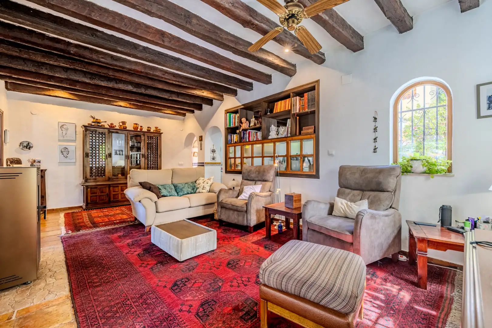 Living room of Houses for sale in Dénia  with Air Conditioner, Private garden and Terrace