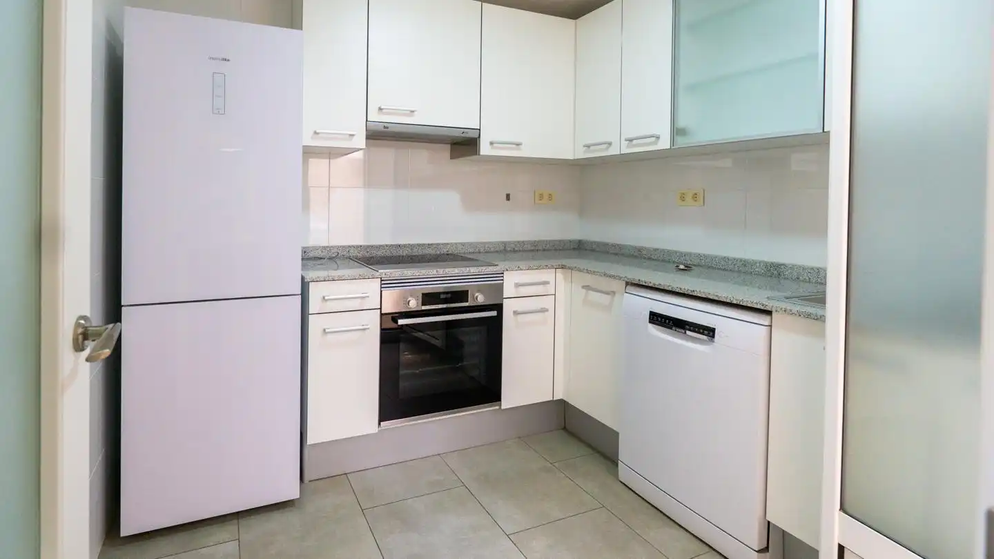 Cocina de Casa adosada en venta en Santa Pola con Aire acondicionado, Terraza y Trastero