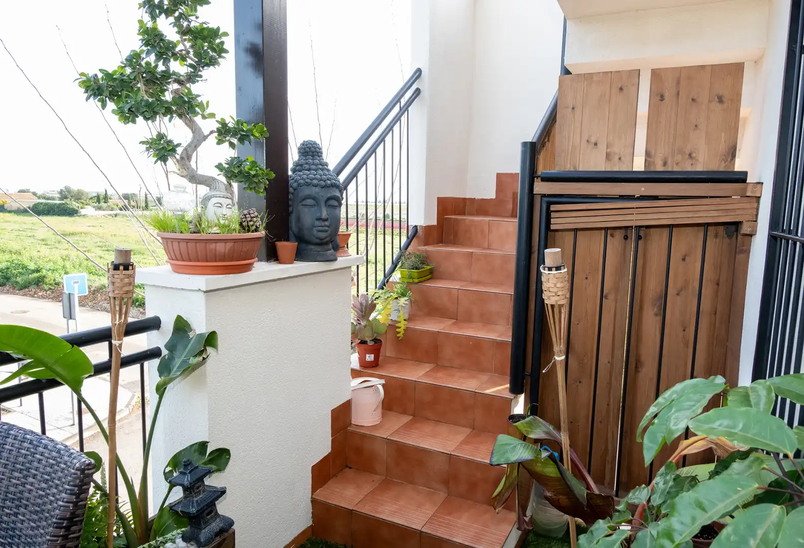 Balcony of Attic for sale in Cartagena  with Air Conditioner, Heating and Parquet flooring