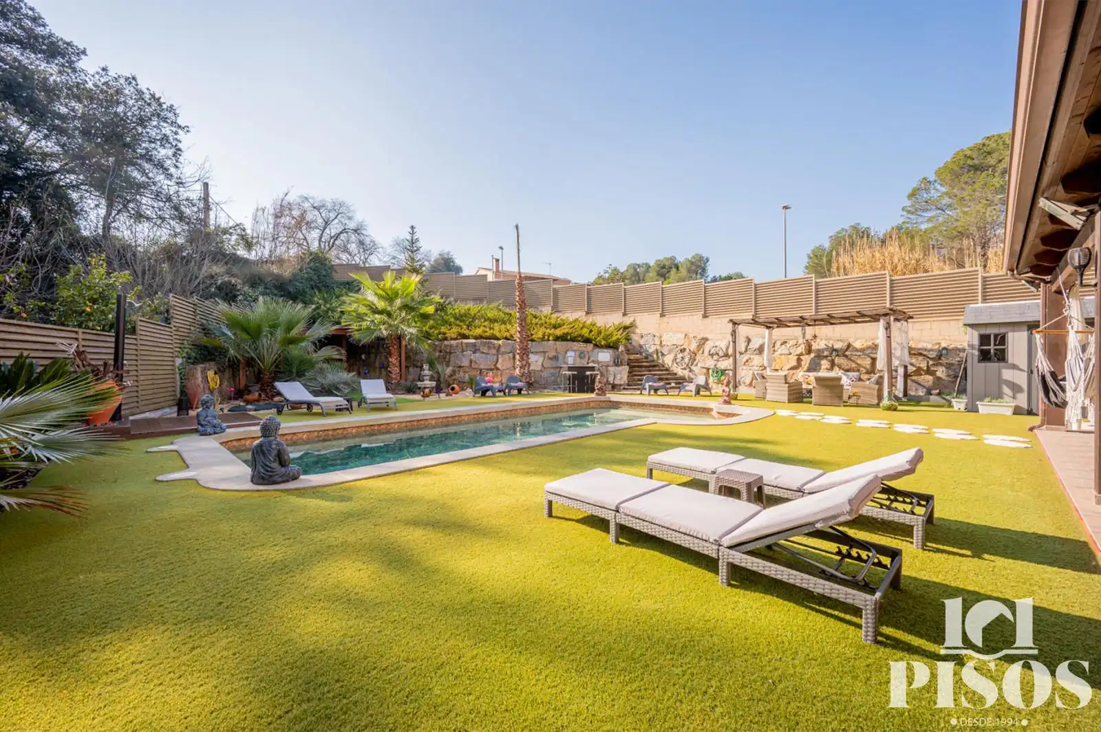 Jardín de Casa o chalet en venta en Rubí con Aire acondicionado, Calefacción y Trastero
