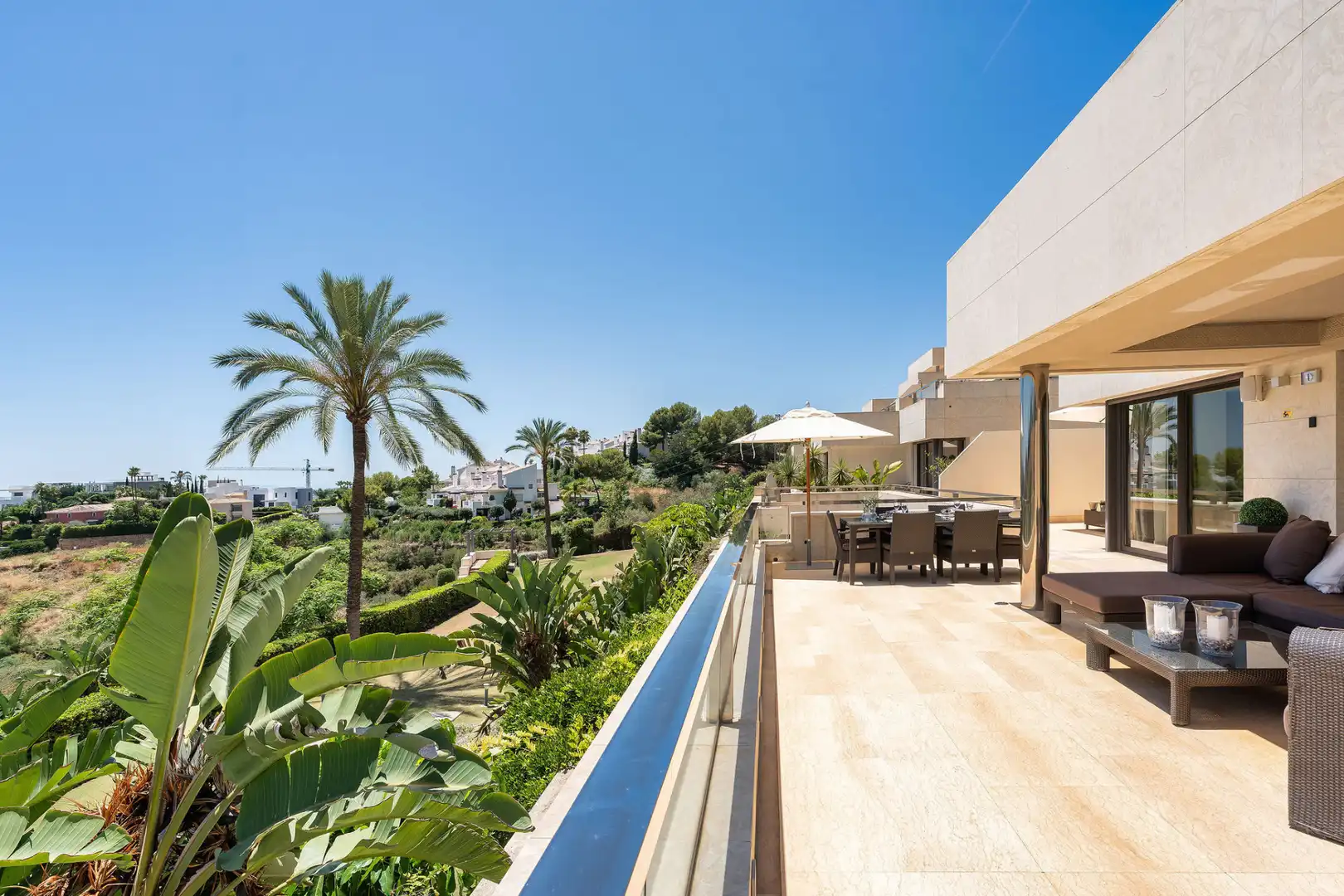 Terraza de Apartamento en venta en Marbella con Aire acondicionado, Terraza y Piscina