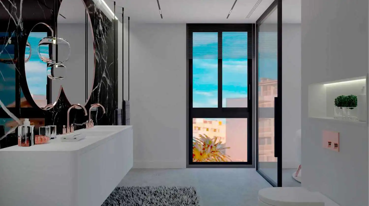 Bany de Apartament en venda en Sant Antoni de Portmany amb Aire condicionat, Calefacció i Piscina