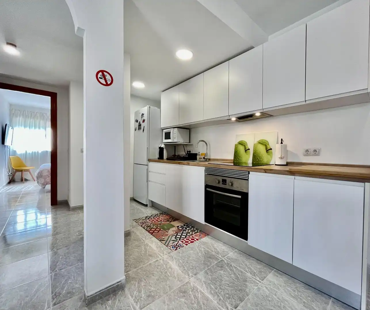 Kitchen of Apartments for rent in Sant Llorenç des Cardassar  with Air Conditioner, Heating and Private garden