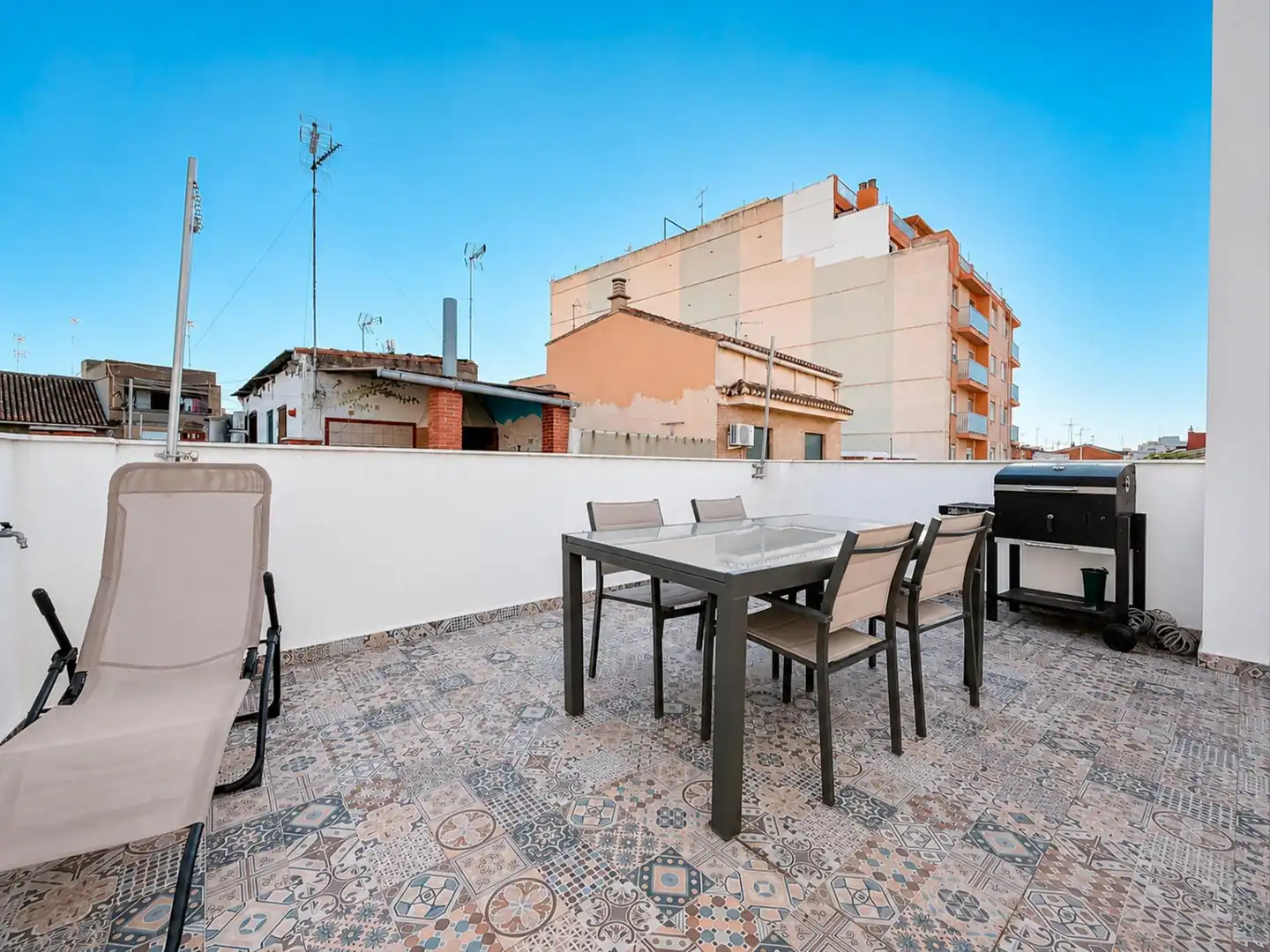 Terraza de Casa o chalet de alquiler en Massamagrell con Aire acondicionado, Terraza y Amueblado
