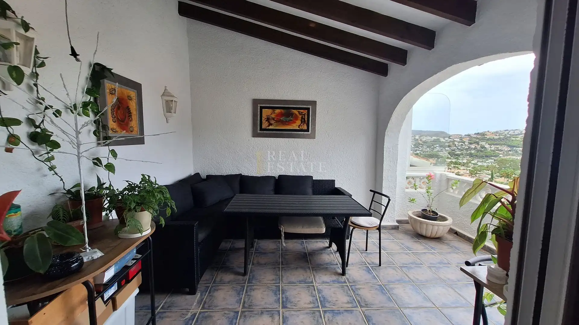 Terrace of Detached homes for sale in Moraira  with Air Conditioner, Terrace and Storage room