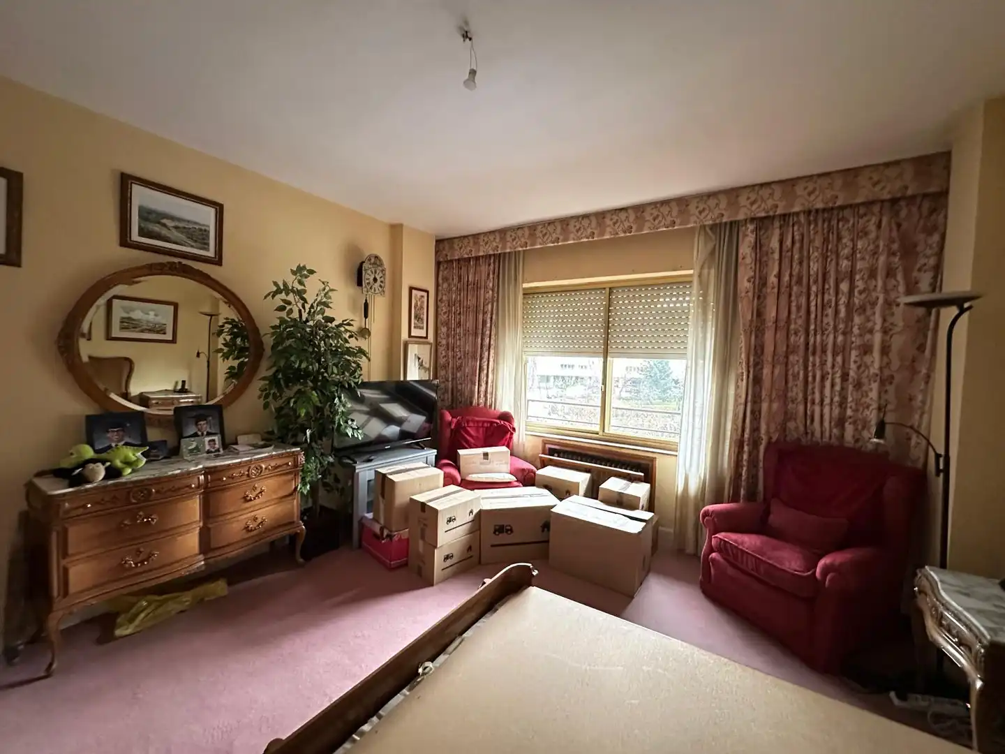 Bedroom of Flat for sale in Madrid  with Parquet flooring, Terrace and Storage room