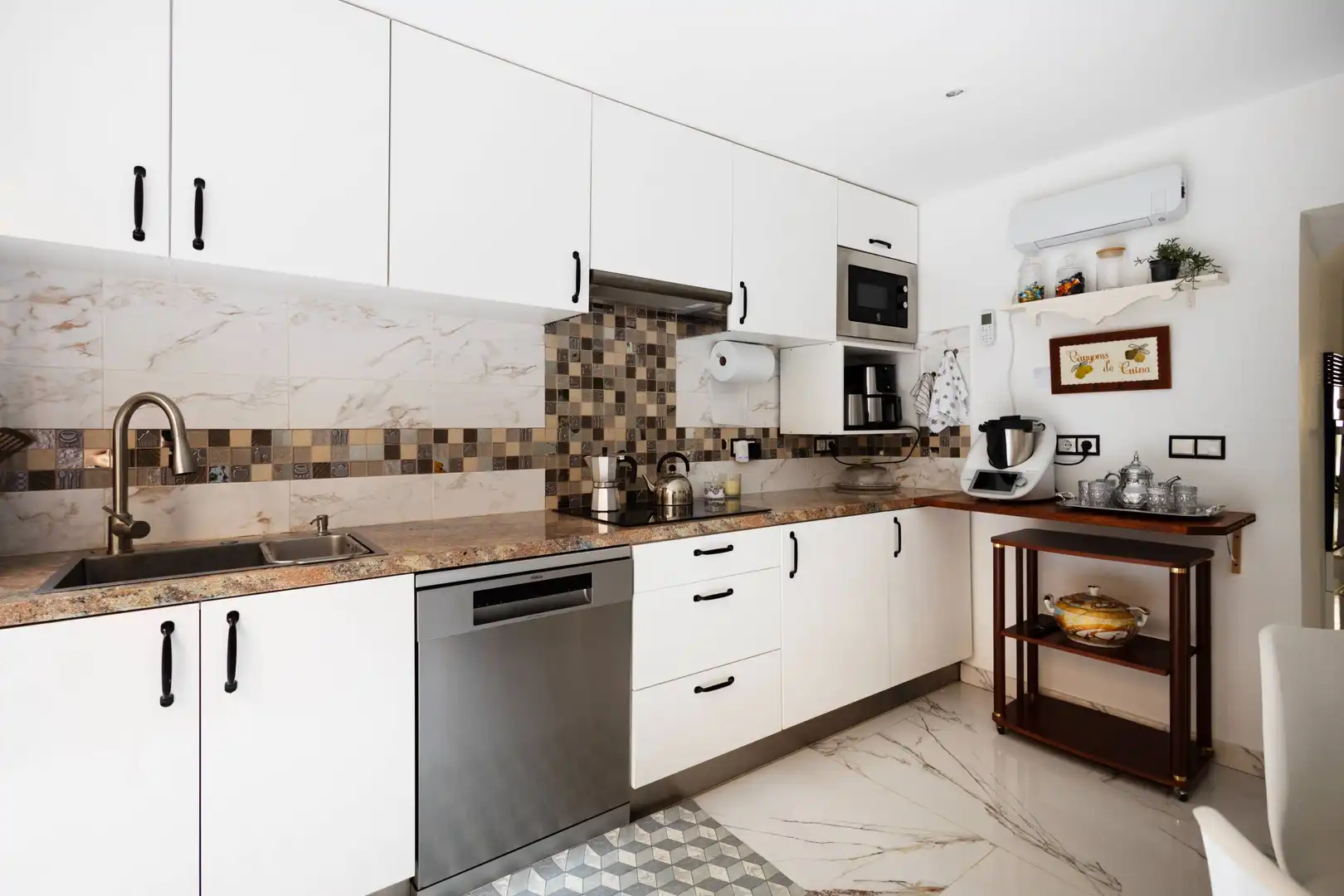 Cocina de Casa o chalet en venta en Sa Pobla con Aire acondicionado y Terraza