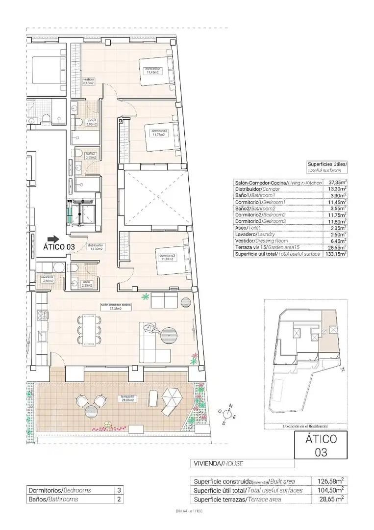Apartment with terrace for sale in Hondón de las Nieves / El Fondó de les Neus, imagen 36