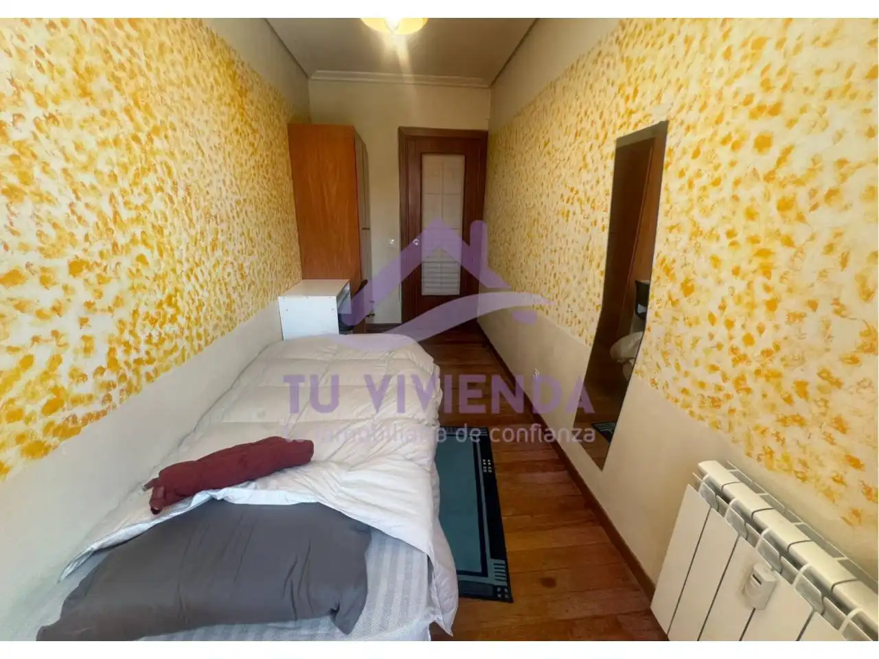 Schlafzimmer von Wohnung zur Miete in Valladolid mit Heizung und Möbliert