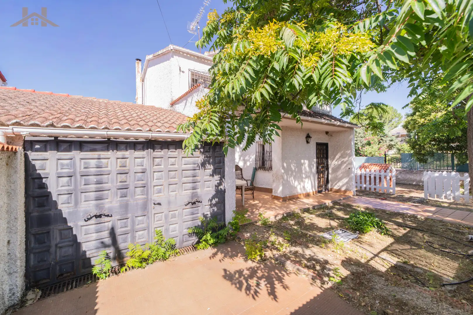 Vista exterior de Casa adosada en venda en Villanueva de Perales amb Aire condicionat, Calefacció i Jardí privat