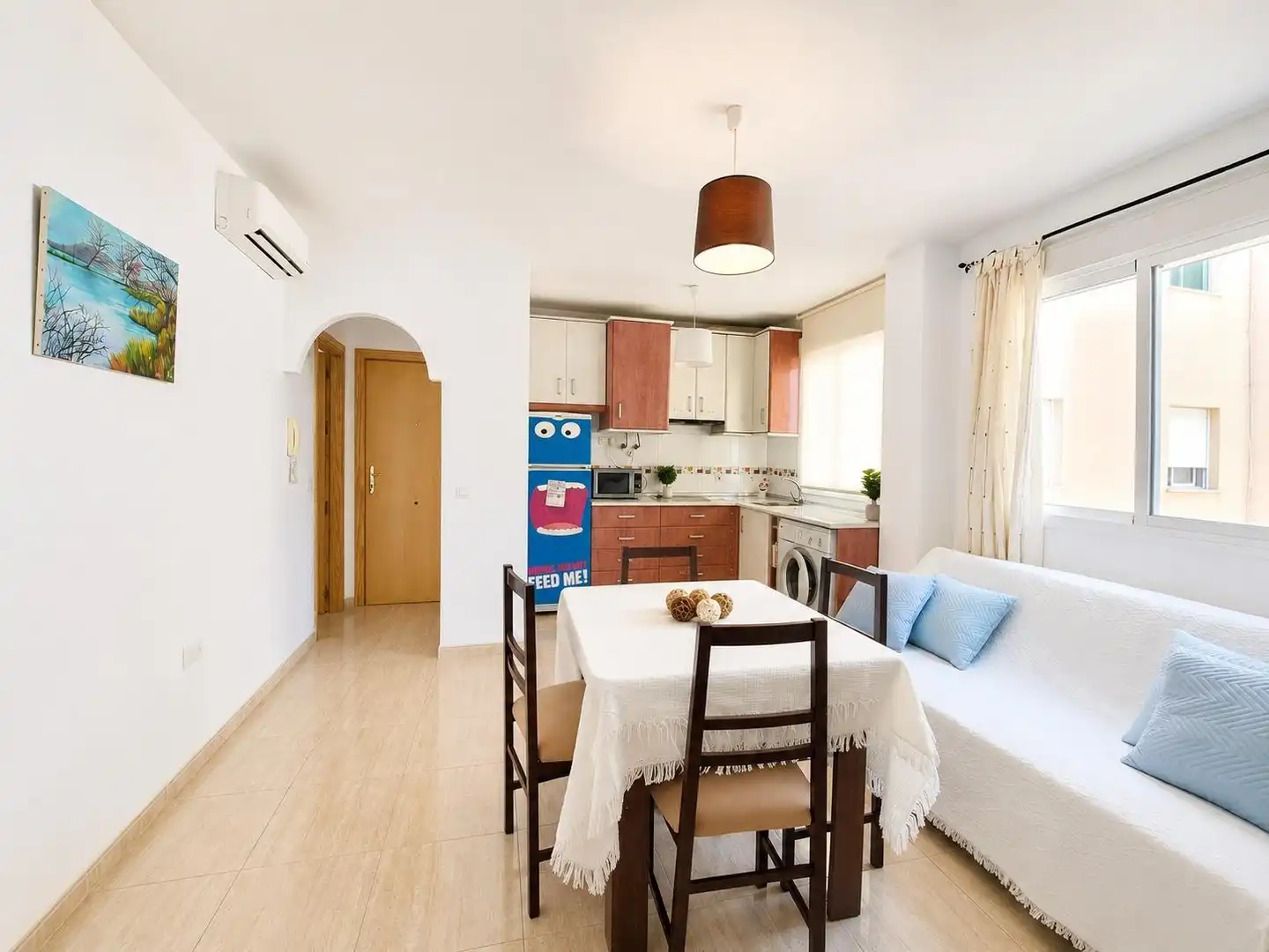 Comedor de Piso en venta en Roquetas de Mar con Aire acondicionado, Calefacción y Amueblado