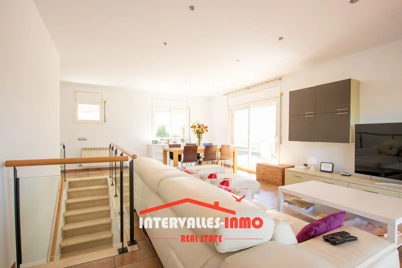 Sala de estar de Casa o chalet en venta en Caldes de Montbui con Aire acondicionado, Calefacción y Jardín privado