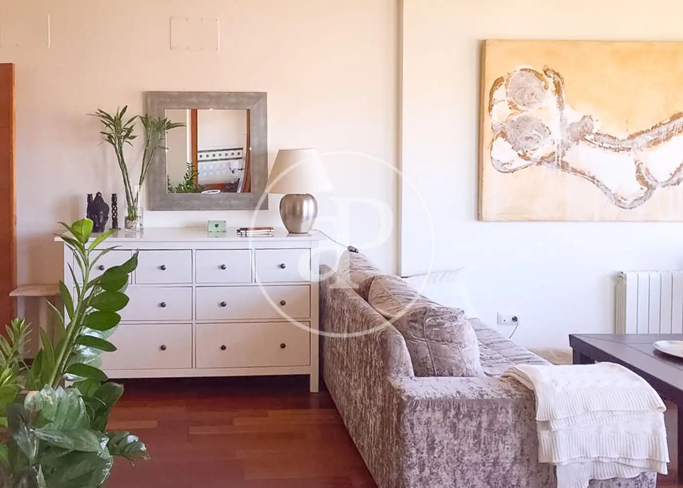 Living room of Attic for sale in  Madrid Capital  with Air Conditioner, Heating and Private garden