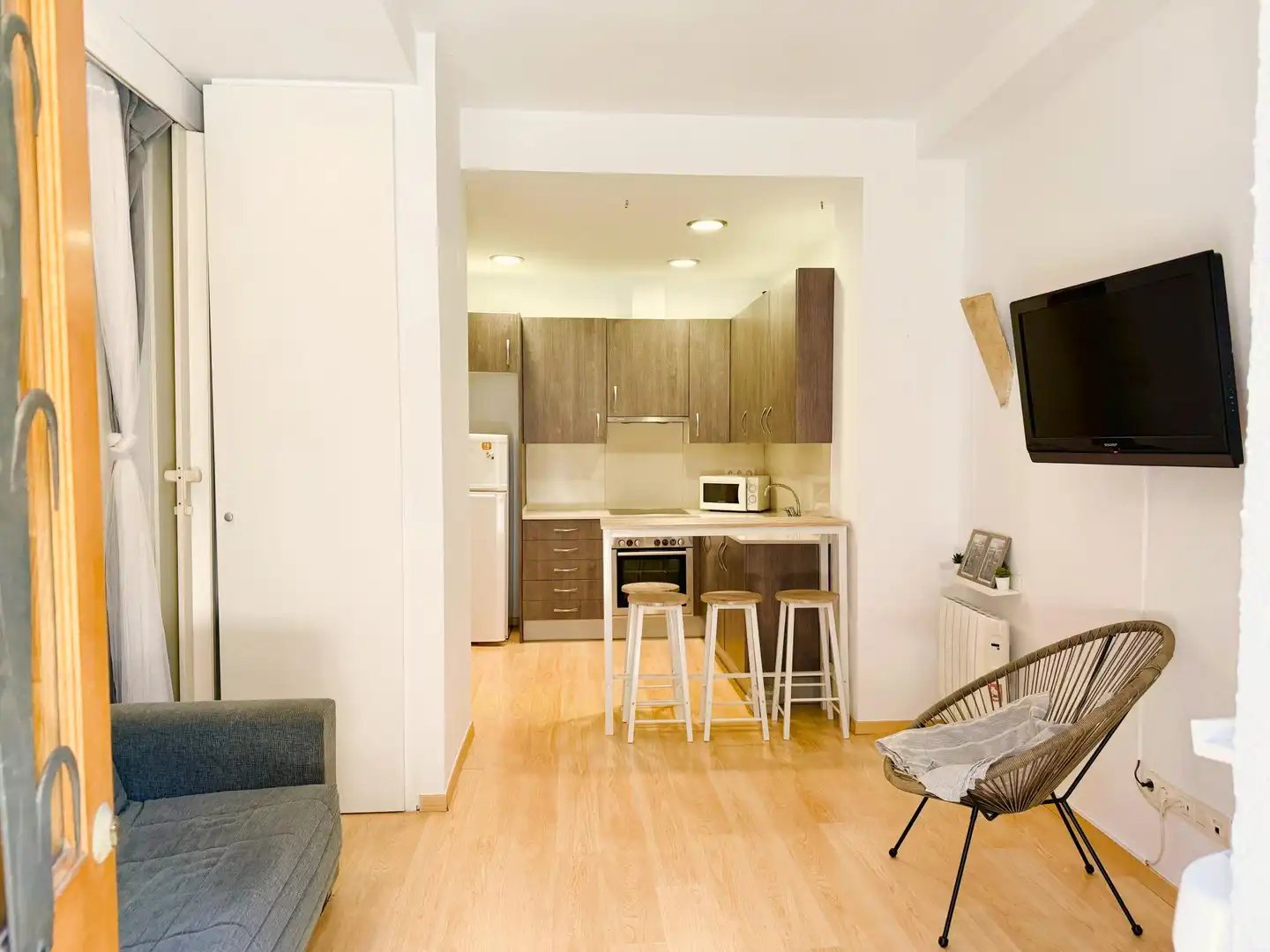 Kitchen of Flat for sale in Bagà  with Heating, Furnished and Oven