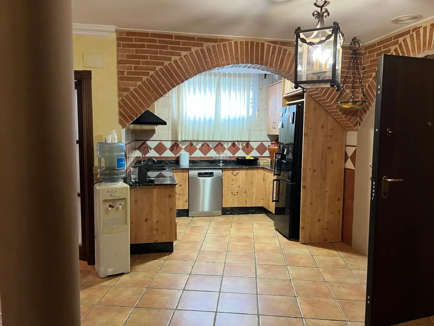 Cuina de Finca rústica en venda en Sax amb Aire condicionat, Jardí privat i Terrassa