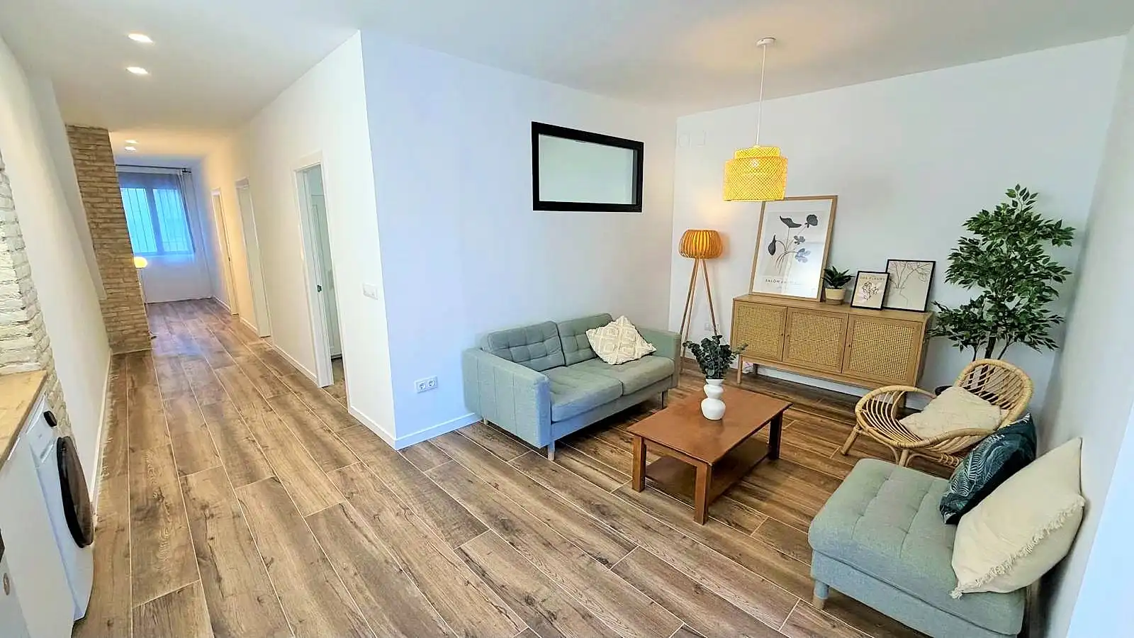 Sala de estar de Piso de alquiler en Alfafar con Terraza y Amueblado