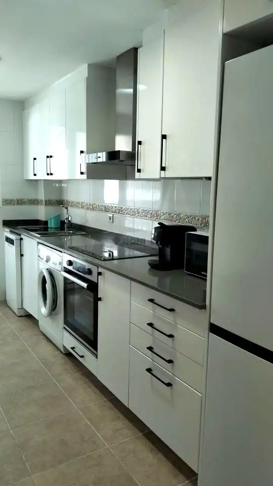 Cocina de Piso en venta en Moncofa con Terraza, Piscina y Amueblado