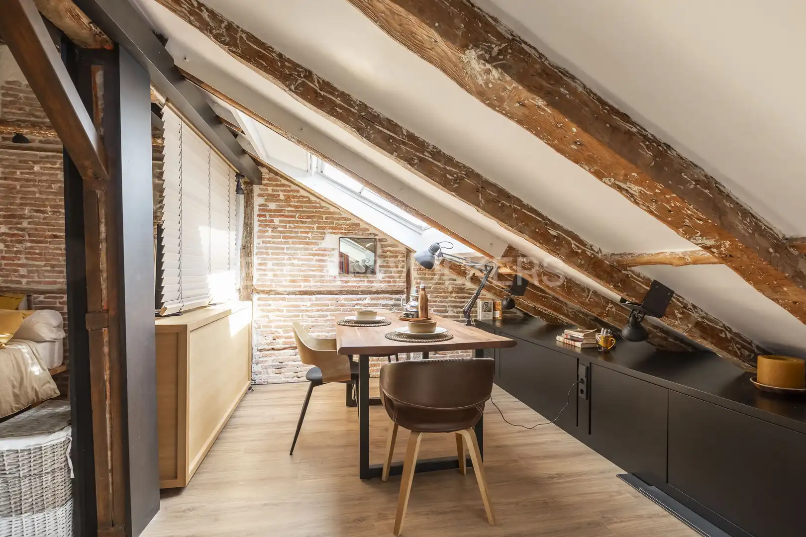 Esszimmer von Wohnung zur Miete in Madrid mit Klimaanlage, Heizung und Möbliert