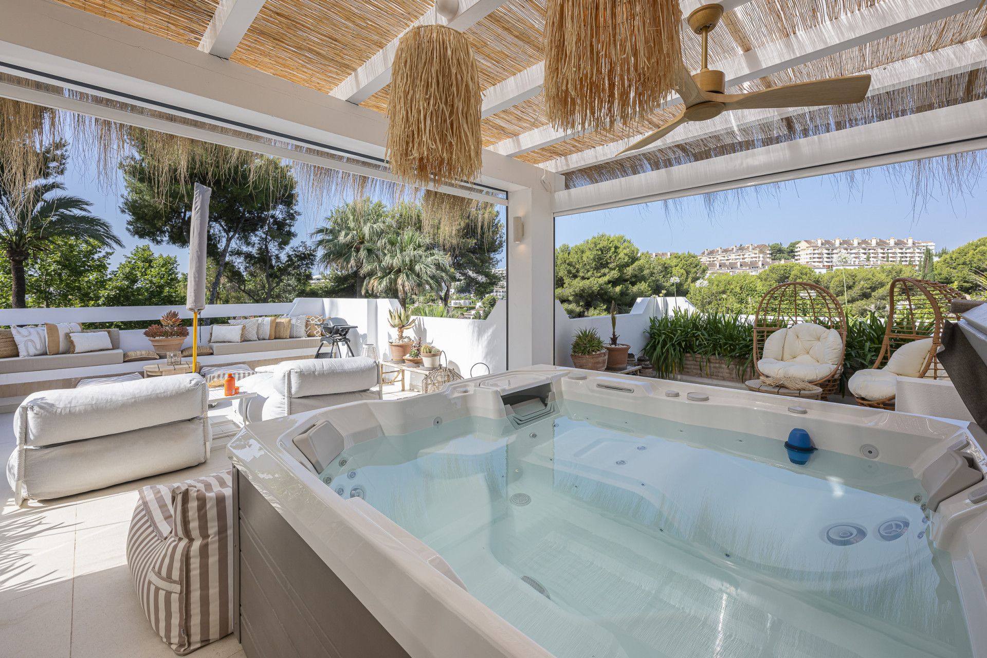 Jardín de Casa o chalet en venta en Marbella con Aire acondicionado, Terraza y Piscina