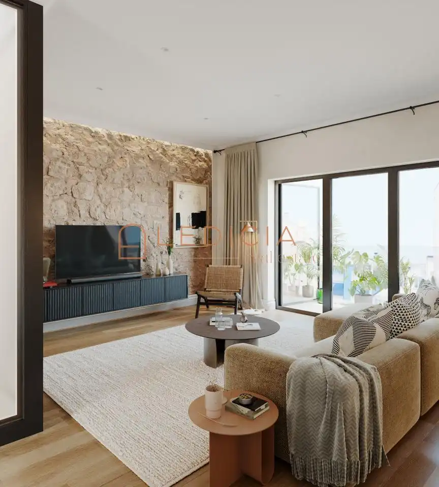 Wohnzimmer von Maisonette zum Verkauf in Vigo  mit Klimaanlage, Heizung und Terrasse