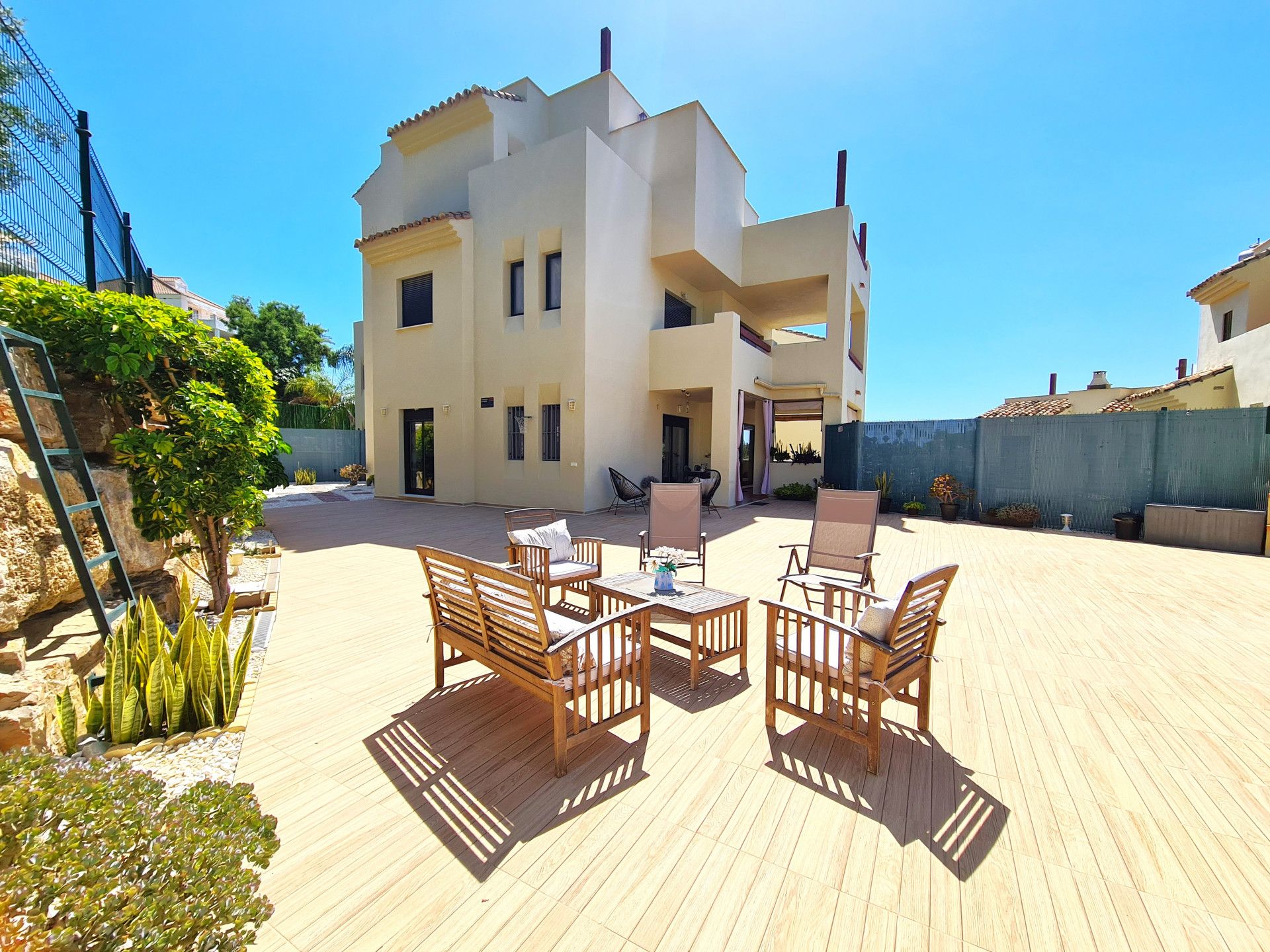 Terrace of Apartment for sale in Estepona  with Air Conditioner, Private garden and Terrace